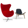 Egg Chair + Wegner Chair