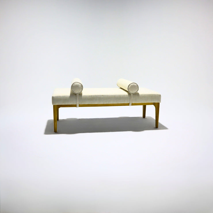 Randolph Bench with Bolster Pillows