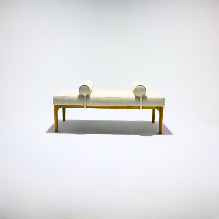 Randolph Bench with Bolster Pillows