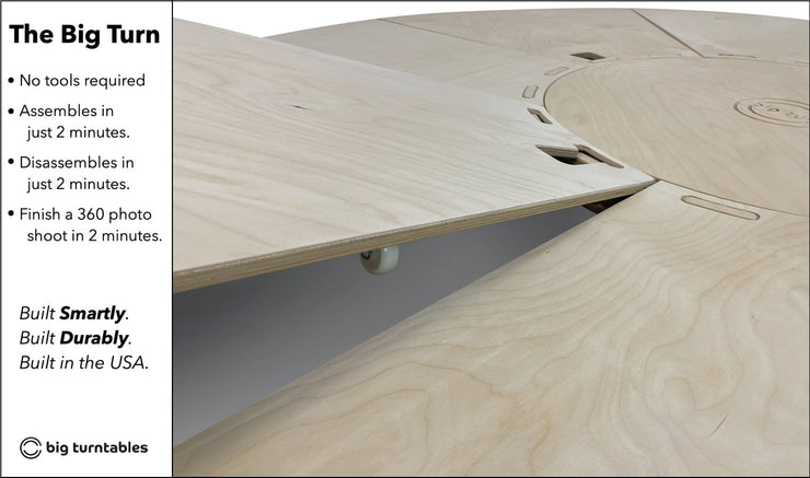 Large File Turntable Giant Turn - Large product photography turntable for RENT – BigTurntables