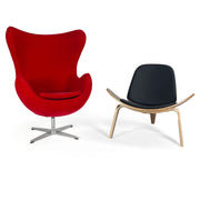 Egg Chair + Wegner Chair